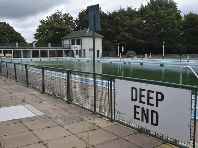 The Lido remains closed.
