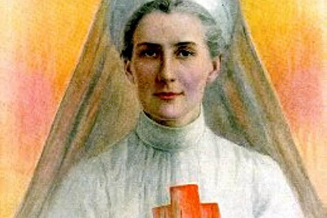 A painting of Edith Cavell