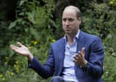 The Duke of Cambridge speaks with service users during a visit to the Garden House part of the Peterborough Light Project. Picture: Kirsty Wigglesworth/PA Wire.