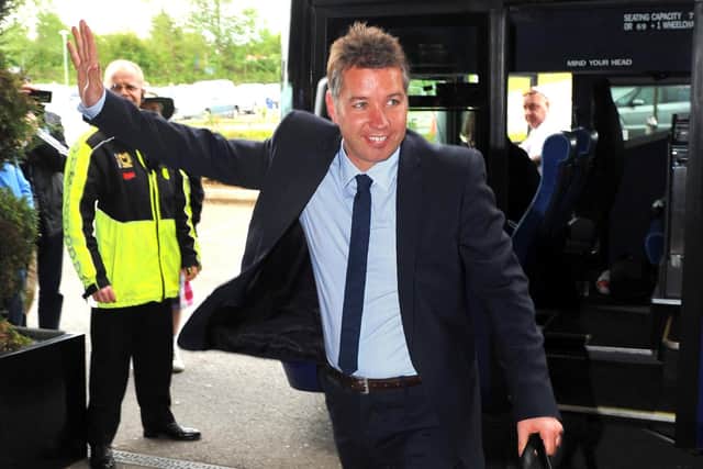 Posh boss Darren Ferguson was greeted by a wall of noise when he arrived at stadium:mk in the League One play-off semi-final first leg in May, 2011.