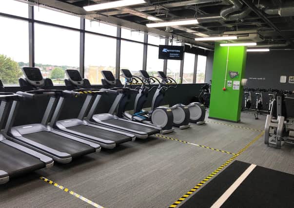 Inside the gym at energiePeterborough.