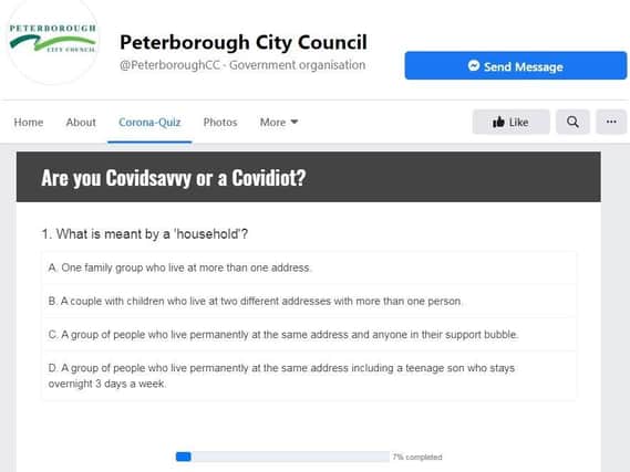 City residents are being invited to show their Covid-18 knowledge in an online quiz.