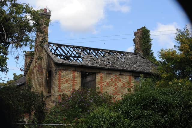 Damage to house at London Road following an arson attack EMN-200728-134453009