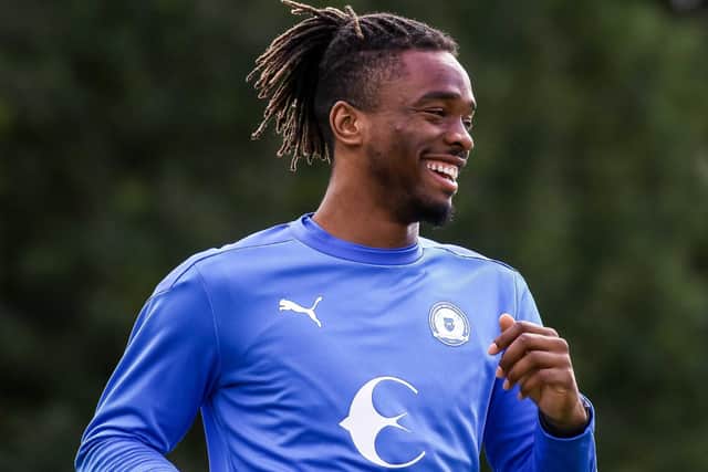 Ivan Toney during pre-season training with Posh.