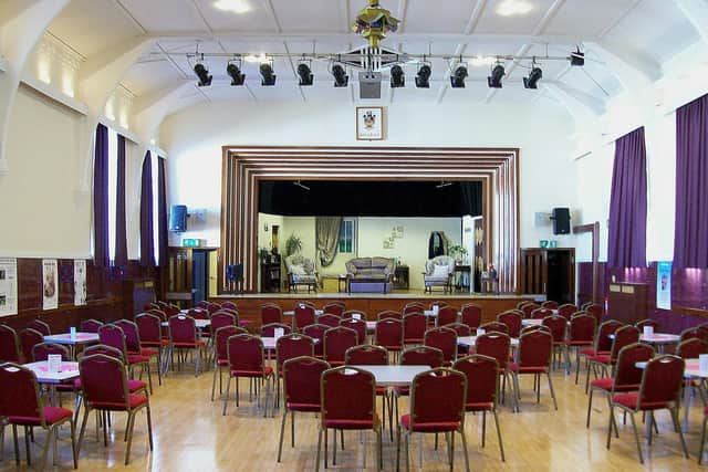 The interior of Bourne Corn Exchange. EMN-200408-174652001
