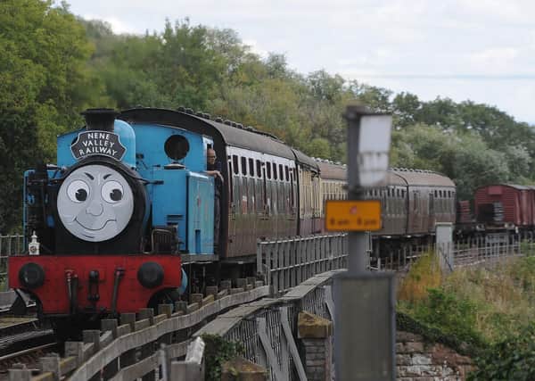 Thomas steam engine back on the rails at Nene Valley Railway EMN-200308-133233009