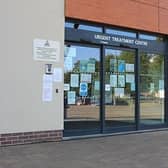 The entrance to Peterborough's Urgent Treatment Centre. EMN-200508-163413001