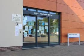 The entrance to Peterborough's Urgent Treatment Centre. EMN-200508-163413001