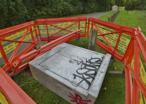 Vandalism and graffiti at the BMX track