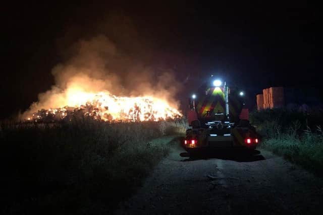 Crews at the scene. Pic: Cambs Fire and Rescue