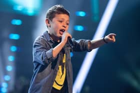 George Elliott from Peterborough performs on ITV's The Voice Kids. 

Picture: (C) ITV Plc