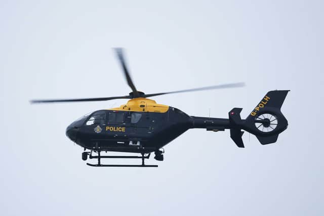 Police helicopter