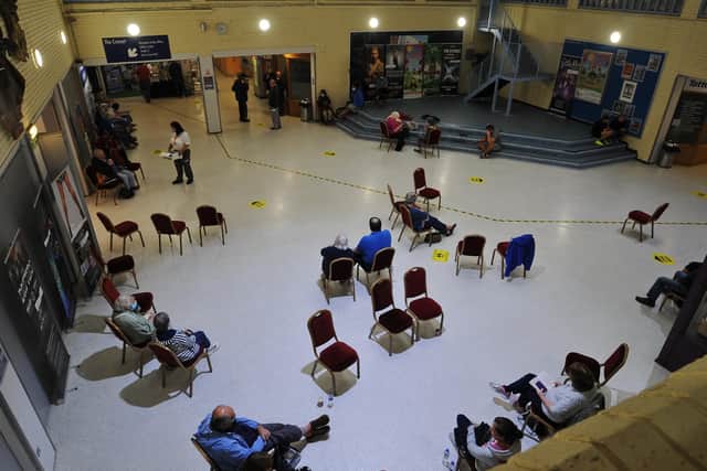 Residents evacuated to The Cresset. Pictures: David Lowndes.