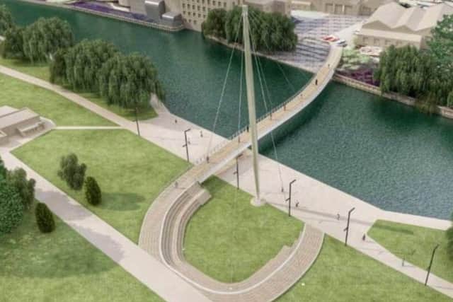 The Towns Fund bid includes a bridge over the River Nene