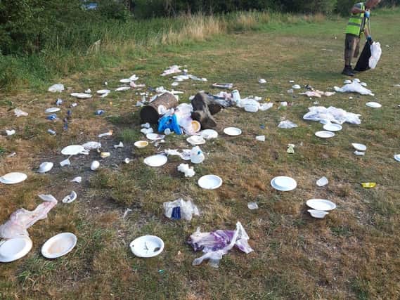 There has been an increased litter problem at Ferry Meadows