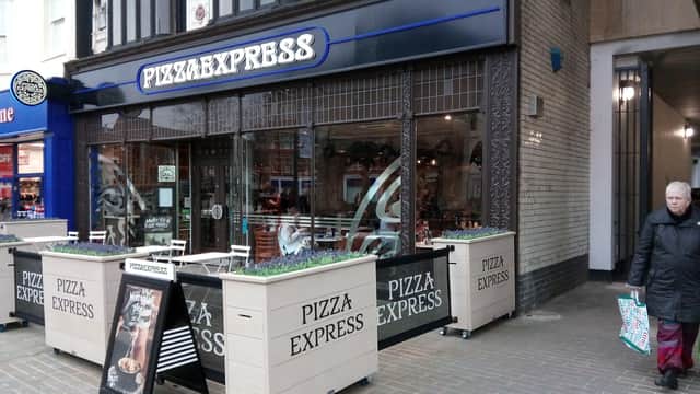 Pizza Express in Peterborough city centre EMN-171201-153814001
