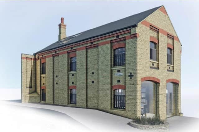 An impression of how the Elm Street office refurbishments will look. EMN-200819-110005001