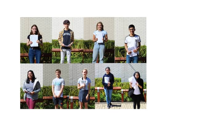 Jack Hunt School pupils pick up their results