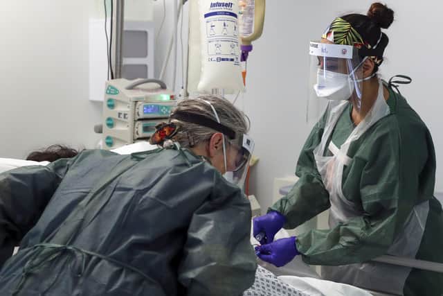 Students are being urged to take up vacancies to train to be a nurse in the Peterborough and Cambridgeshire area. Photo: PA/Steve Parsons EMN-200820-161649001