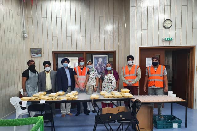 The team of volunteers