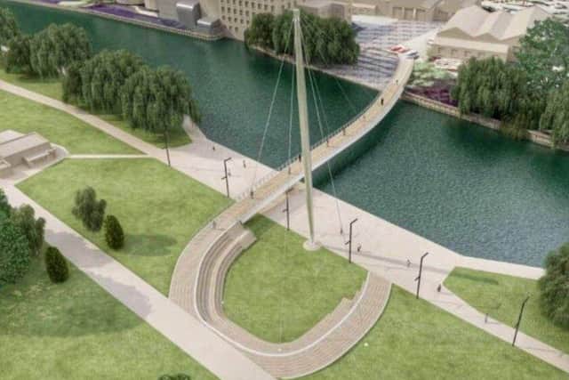 The Towns Fund bid includes a bridge over the River Nene