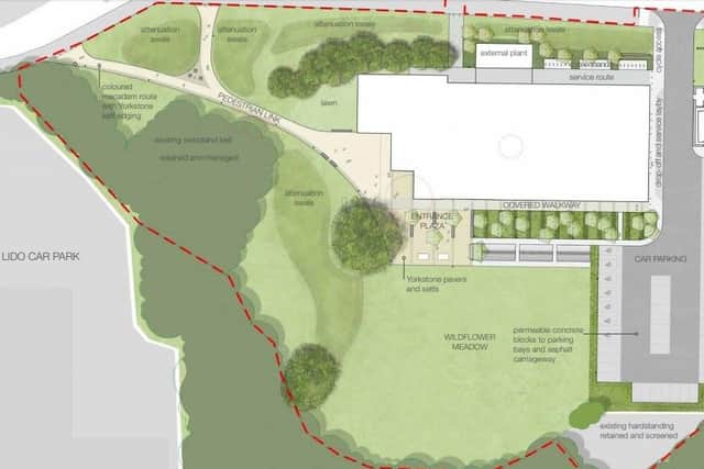 A landscape plan for the uni campus