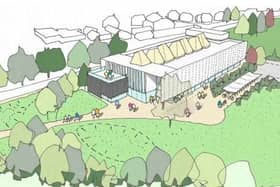 An artist's impression of the new ARU Peterborough campus