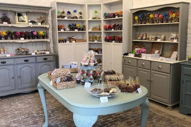 Stamford Heavenly Chocolates' new shop at Sacrewell.