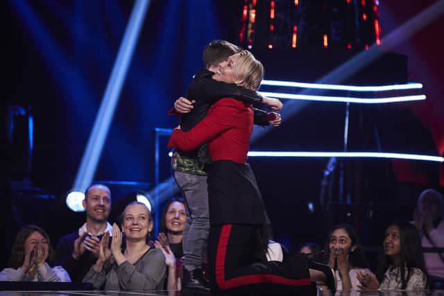 The moment when judge Danny put George through to the final.

Picture:  (C) ITV Plc.
