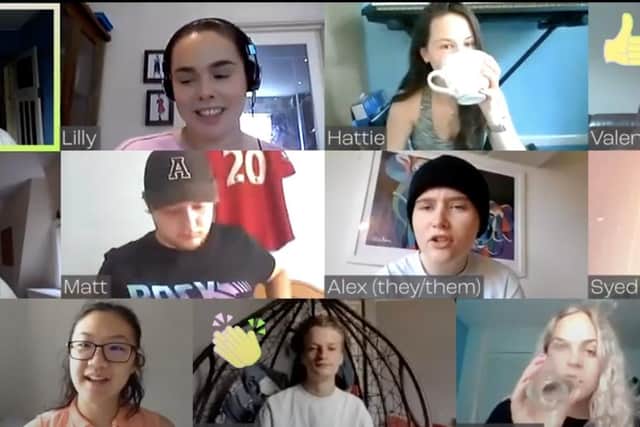 50 Days: Alone Together with Daniel as Jacob (centre)