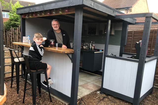 Nicola and Andy's new bar.