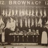 Brown & Co butchers shop.