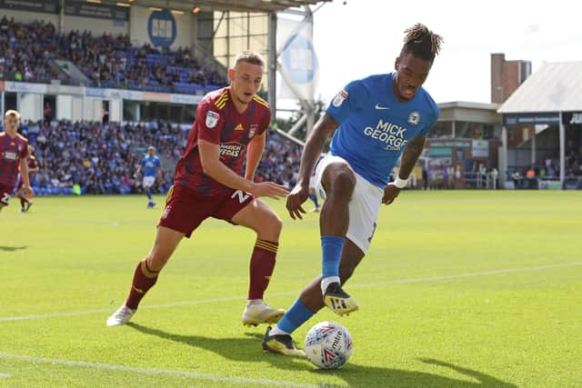 Ivan Toney in action. Photo: Joe Dent/theposh.com.