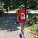 Michael Russell walking to save zoos