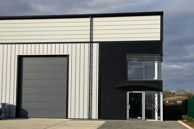 The new distribution hub at Eagle Business Park, Yaxley.