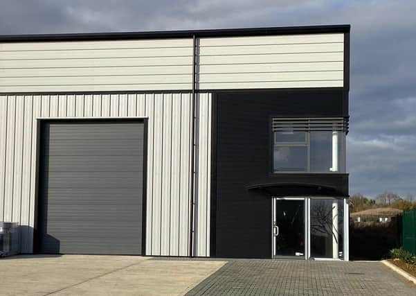 The new distribution hub at Eagle Business Park, Yaxley.