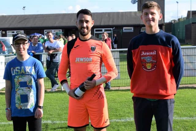 Blackstones man-of-the-match John Swales. Photo: Martin Davies.
