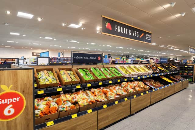 The new Aldi design.