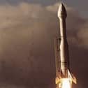 Nova 1 rocket in flight. Pic:  Starchaser Industries