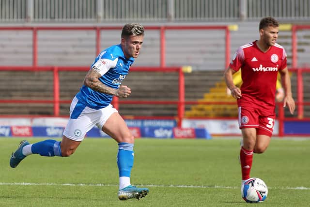 Sammie Szmodics is 8/1 to score the first goal against Fleetwood. Photo: Joe Dent/theposh.com.