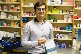 Cherry Hinton pharmacist Miguel Garcia is one of the many pharmacists across the county who will be supporting people collecting their diabetes prescriptions with this extra information and guidance. EMN-200916-162313001