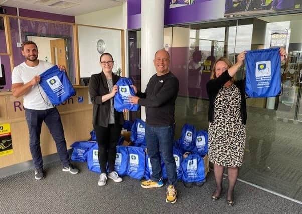 Wellbeing bags delivered to Stanground Academy.