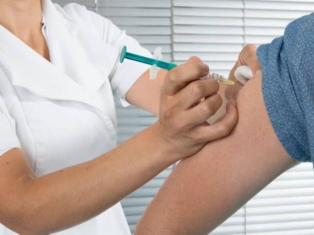 Pregnant women are advised to get their free flu jab.