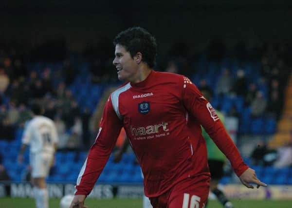 Danny Crow scored Posh goal number 3,000 in the Football League.