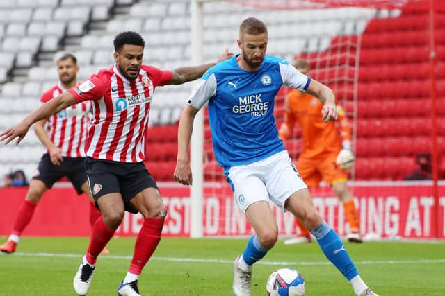 Posh skipper Mark Beevrs in action at Sunderland on Saturday. Photo: Joe Dent/theposh.com.
