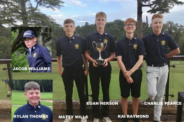 Milton's Midland title wining junior side.