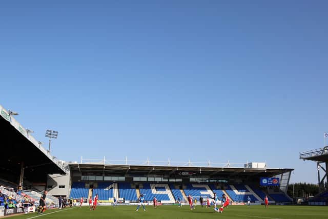 The Weston Homes Stadium.