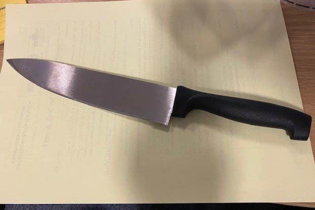 The knife used