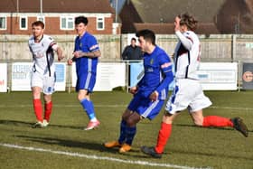 Former Peterborough Sports player Dan Banister scored for Deeping Rangers against Sleaford.