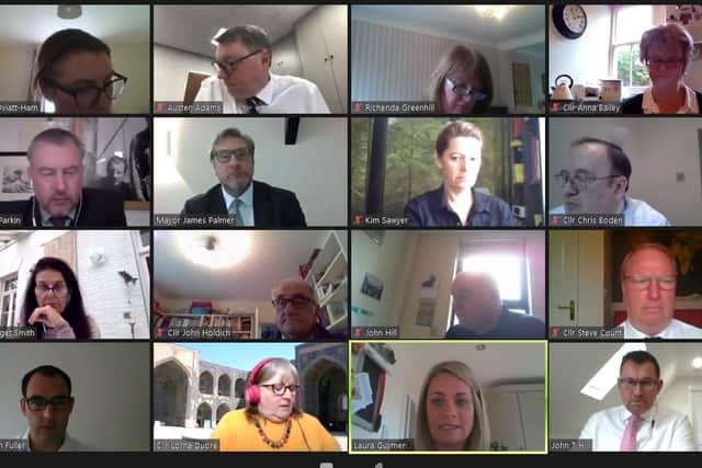 The online CaPCA board meeting.
